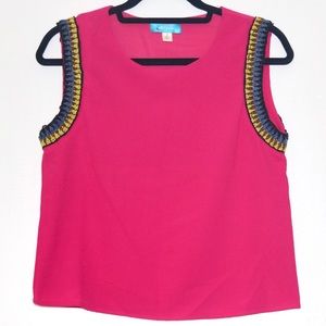 Elegant Pink Crop Top